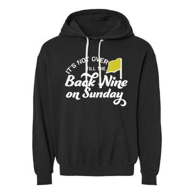 Masters Golf Augusta Back Nine On Sunday Garment-Dyed Fleece Hoodie
