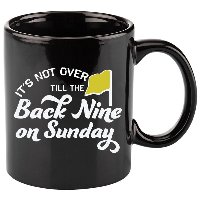 Masters Golf Augusta Back Nine On Sunday 11oz C Handle Ceramic Mug