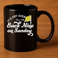 Masters Golf Augusta Back Nine On Sunday 11oz C Handle Ceramic Mug