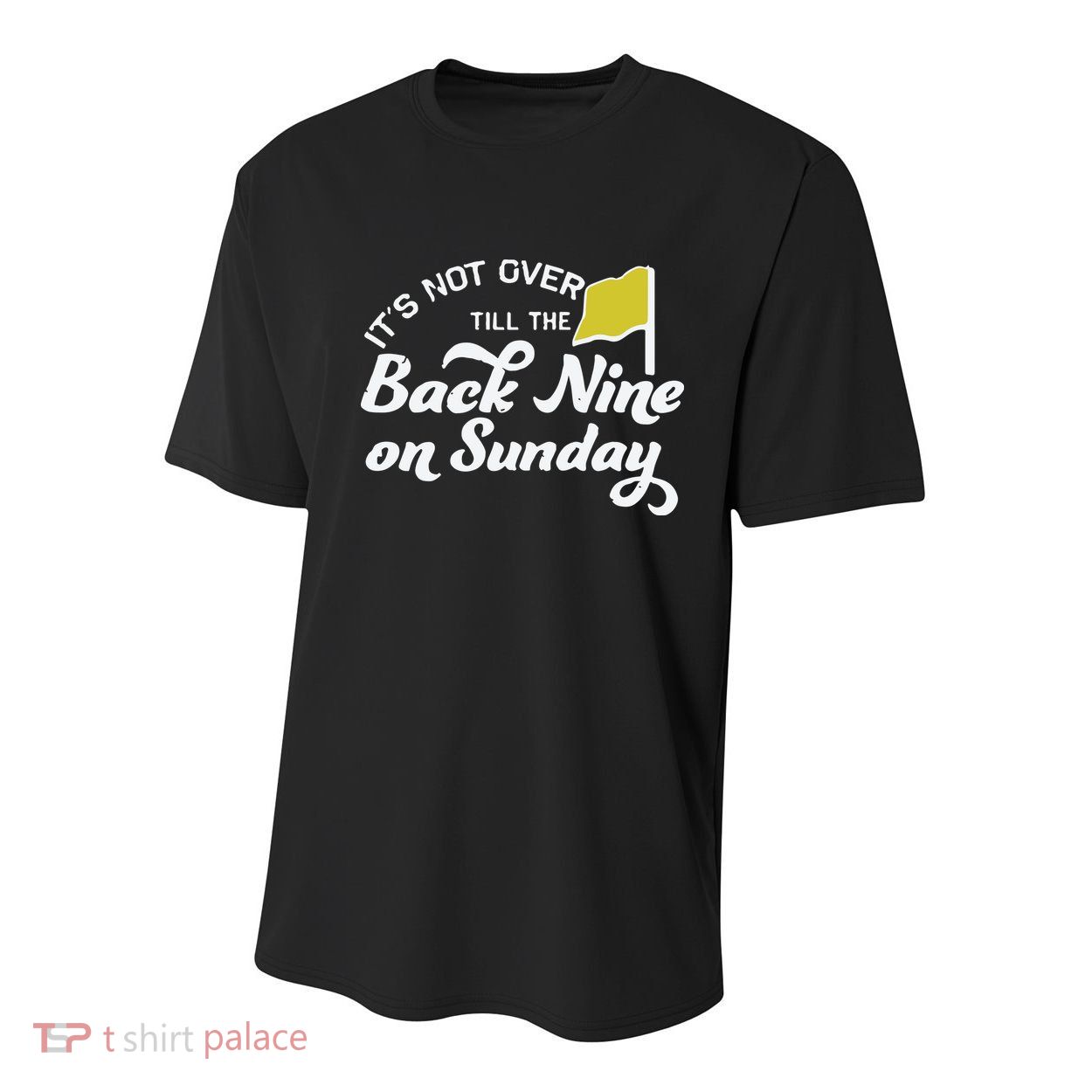 Masters Golf Augusta Back Nine On Sunday Youth Performance Sprint T-Shirt