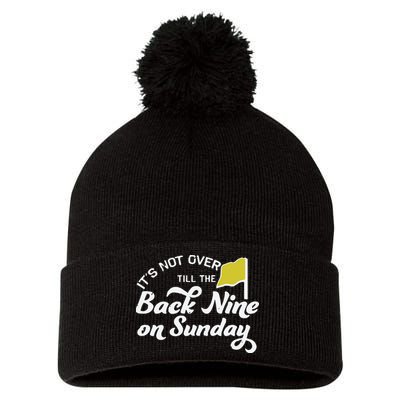 Masters Golf Augusta Back Nine On Sunday Pom Pom 12in Knit Beanie