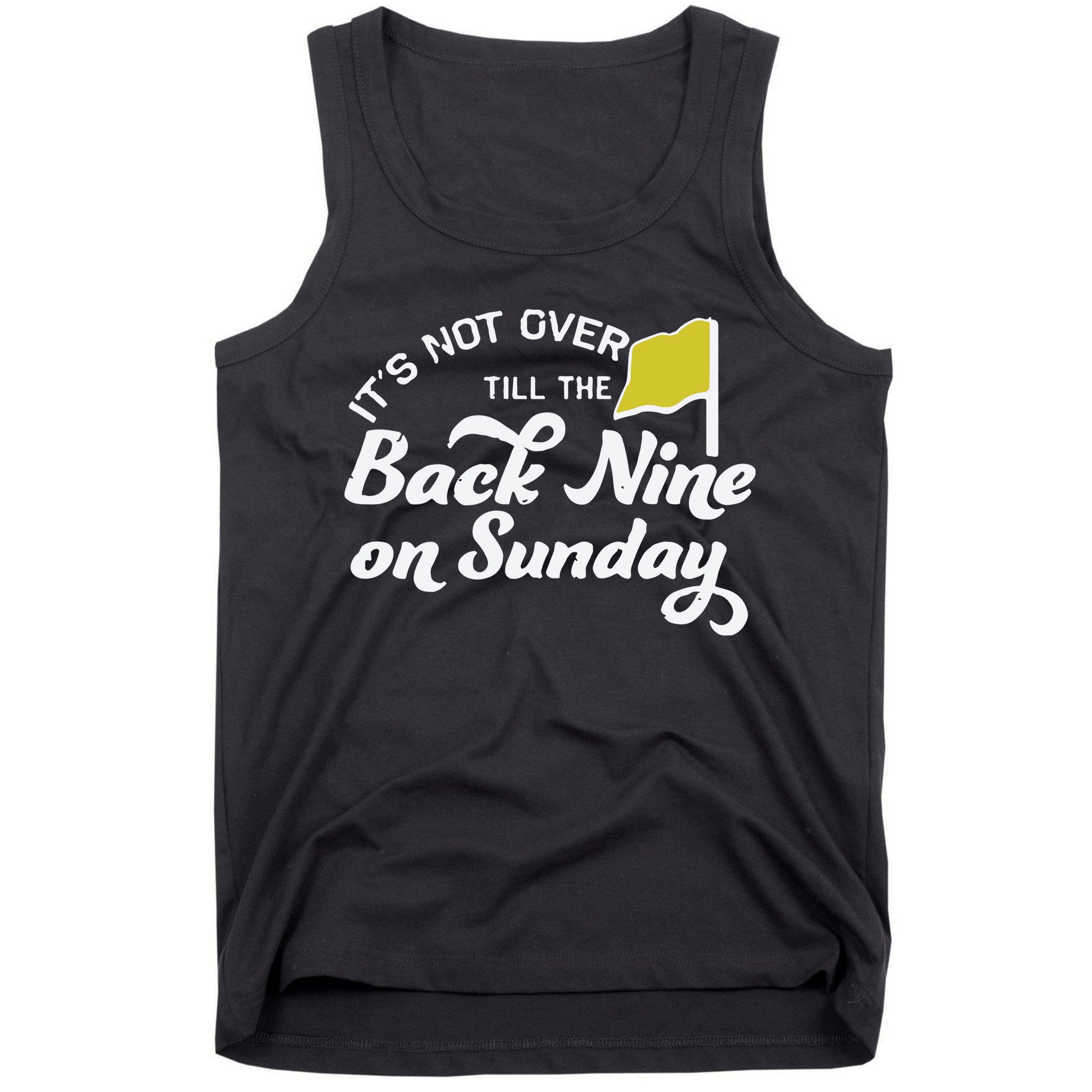 Masters Golf Augusta Back Nine On Sunday Tank Top