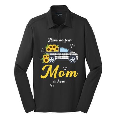 My Greatest Blessing Call Me Mom Mother Gift Silk Touch Performance Long Sleeve Polo