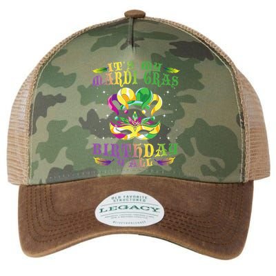 Mardi Gras Birthday Tee It's My Mardi Gras Birthday Y'all Legacy Tie Dye Trucker Hat