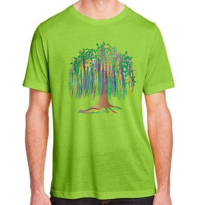 Mardi Gras Bead Tree Celebration Adult ChromaSoft Performance T-Shirt