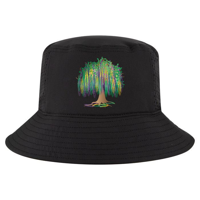 Mardi Gras Bead Tree Celebration Cool Comfort Performance Bucket Hat