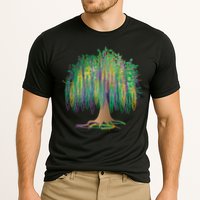 Mardi Gras Bead Tree Celebration Cooling Performance Crew T-Shirt