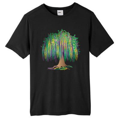 Mardi Gras Bead Tree Celebration Tall Fusion ChromaSoft Performance T-Shirt