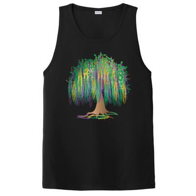 Mardi Gras Bead Tree Celebration PosiCharge Competitor Tank