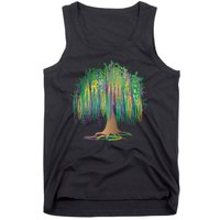 Mardi Gras Bead Tree Celebration Tank Top