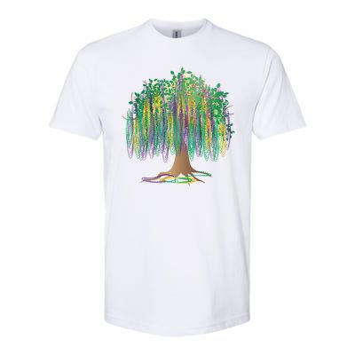 Mardi Gras Bead Tree Celebration Softstyle® CVC T-Shirt