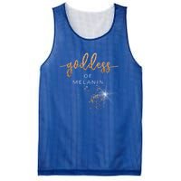 Melanin Goddess Black History Month Funny Gift Cute Gift Mesh Reversible Basketball Jersey Tank