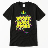 Mardi Gras Booze Beads Boobs Celebration Tall T-Shirt