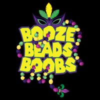 Mardi Gras Booze Beads Boobs Celebration Tall T-Shirt