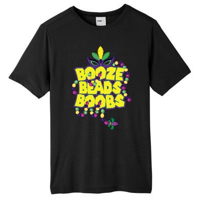 Mardi Gras Booze Beads Boobs Celebration Tall Fusion ChromaSoft Performance T-Shirt