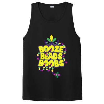 Mardi Gras Booze Beads Boobs Celebration PosiCharge Competitor Tank