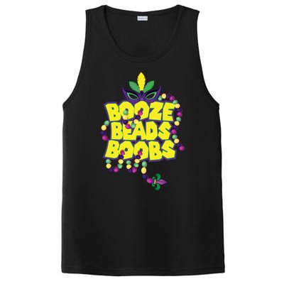 Mardi Gras Booze Beads Boobs Celebration PosiCharge Competitor Tank