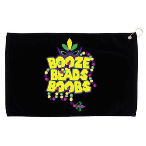 Mardi Gras Booze Beads Boobs Celebration Grommeted Golf Towel