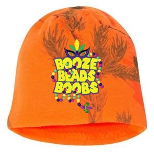 Mardi Gras Booze Beads Boobs Celebration Kati - Camo Knit Beanie