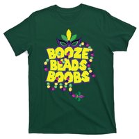 Mardi Gras Booze Beads Boobs Celebration T-Shirt