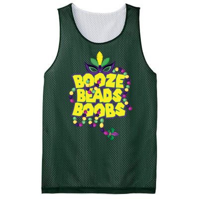 Mardi Gras Booze Beads Boobs Celebration Mesh Reversible Basketball Jersey Tank