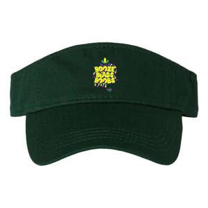 Mardi Gras Booze Beads Boobs Celebration Valucap Bio-Washed Visor