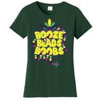 Mardi Gras Booze Beads Boobs Celebration Women's T-Shirt