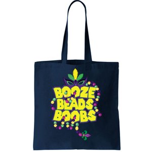 Mardi Gras Booze Beads Boobs Celebration Tote Bag