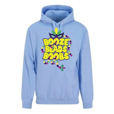 Mardi Gras Booze Beads Boobs Celebration Unisex Surf Hoodie