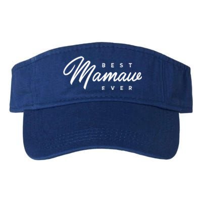 Mamaw Gift: Best Mamaw Ever Cute Gift Valucap Bio-Washed Visor