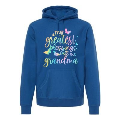 My Greatest Blessings Call Me Grandma Mothers Day Mom Life Great Gift Premium Hoodie