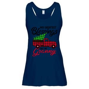 My Greatest Blessings Call Me Granny Xmas Funny Gift Christmas Funny Gift Ladies Essential Flowy Tank