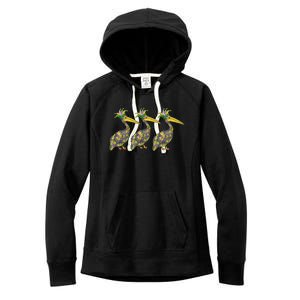 Mardi Gras Beads Louisiana Parade New Orleans Women's Fleece Hoodie