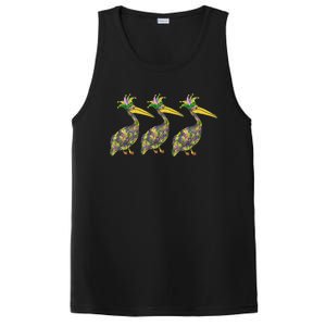 Mardi Gras Beads Louisiana Parade New Orleans PosiCharge Competitor Tank