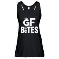 My Gf Bites Funny My Girlfriend Bites Ladies Essential Flowy Tank