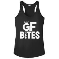 My Gf Bites Funny My Girlfriend Bites Ladies PosiCharge Competitor Racerback Tank