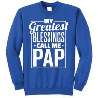 My Greatest Blessings Call Me Pap Proud Dad Or Father Meaningful Gift Sweatshirt