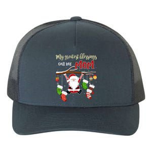 My Greatest Blessings Call Me Mom Gift Grandma Gift Yupoong Adult 5-Panel Trucker Hat