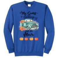 My Greatest Blessings Call Me Mom Bumpkin Truck Fall Gift Sweatshirt