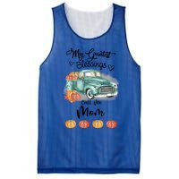 My Greatest Blessings Call Me Mom Bumpkin Truck Fall Gift Mesh Reversible Basketball Jersey Tank