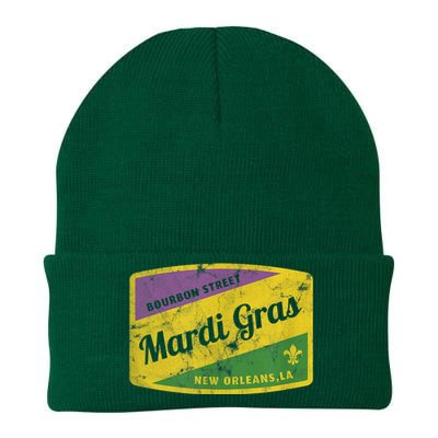 Mardi Gras Bourbon Street & New Orleans Retro Gift Knit Cap Winter Beanie