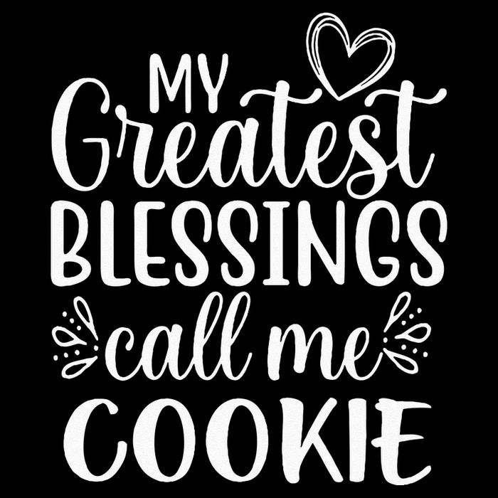 My Greatest Blessings Call Me Cookie Grandmother Grandma Flat Bill Trucker Hat