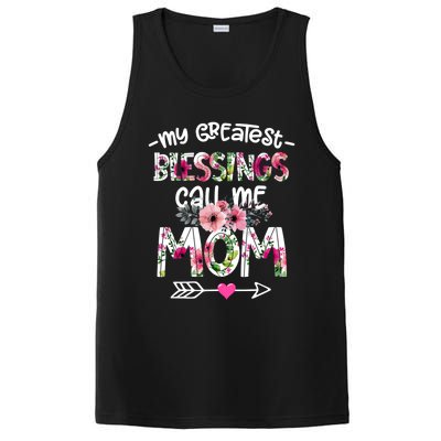 My Greatest Blessings Call Me Mom Mother's Day Gift PosiCharge Competitor Tank