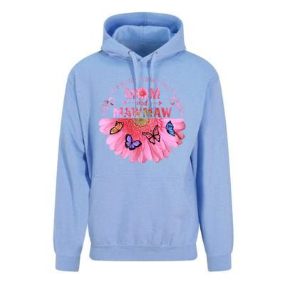 My Greatest Blessings Call Me Mom And Mawmaw Flower Cool Gift Unisex Surf Hoodie