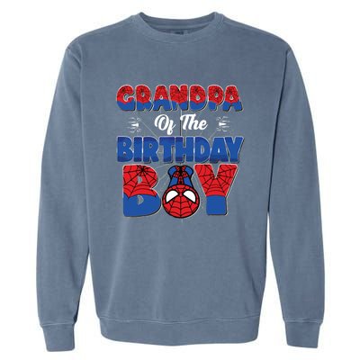 Matching Grandpa Birthday Boy Garment-Dyed Sweatshirt