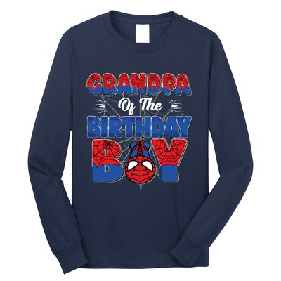 Matching Grandpa Birthday Boy Long Sleeve Shirt