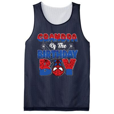 Matching Grandpa Birthday Boy Mesh Reversible Basketball Jersey Tank