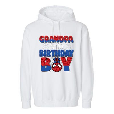 Matching Grandpa Birthday Boy Garment-Dyed Fleece Hoodie