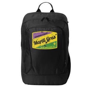 Mardi Gras Bourbon Street & New Orleans Retro Gift City Backpack