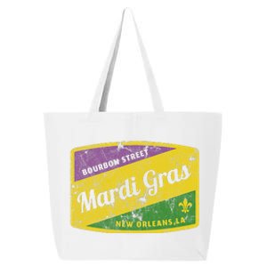 Mardi Gras Bourbon Street & New Orleans Retro Gift 25L Jumbo Tote